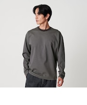 プラチナ ポンチ クルーネック カットソー 抗菌防臭