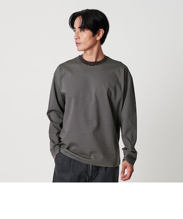 プラチナ ポンチ クルーネック カットソー 抗菌防臭
