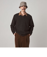 ＜Steven Alan＞ アルパカ サドルショルダー Ｖネック ニット NARROW