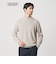 【WARDROBE SMART】マシーンウォッシャブル ウールミックス アゼ モックネック