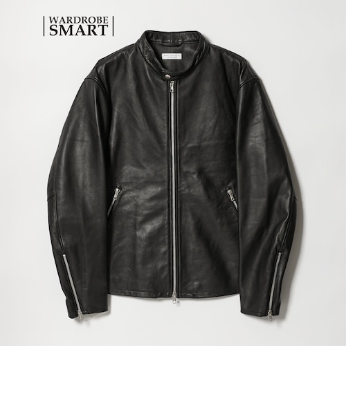 WEB限定 WARDROBE SMART シープ シングルライダースジャケット WARDROBE SMART】 シープ シングル ライダースジャケット