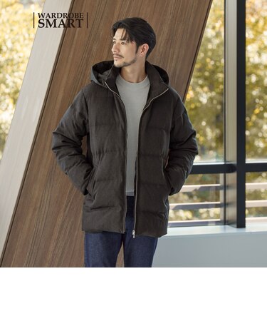 【WARDROBE SMART】LANATEC 2WAY ダウンジャケット