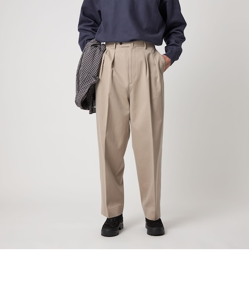 <Steven Alan> ウエポン ニドム イン ツープリーツ ドレス トラウザーズ