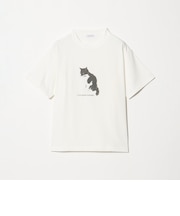 コットン キャットプリントTシャツ ＜A DAY IN THE LIFE＞