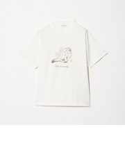 コットン キャットプリントTシャツ ＜A DAY IN THE LIFE＞