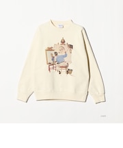 ＜The Saturday Evening Post x BEAUTY&YOUTH＞ART スウェット