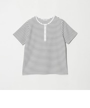 ミニワッフル ヘンリーネック ボーダーTシャツ ＜A DAY IN THE LIFE＞