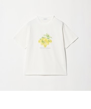 コットン フルーツプリントTシャツ <A DAY IN THE LIFE>