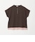 リブ フェイクレイヤード ヘンリーネックTシャツ  ＜A DAY IN THE LIFE＞