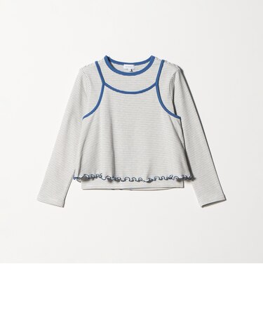ボーダーTシャツ＋キャミソール セット / キッズ 140cm-160cm