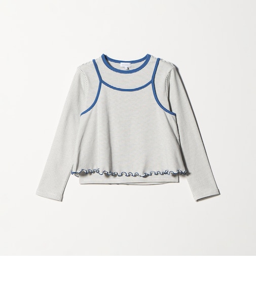 ボーダーTシャツ＋キャミソール セット / キッズ 140cm-160cm