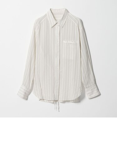＜SEASONAL COLLECTION＞ストライプ シアー シャツ