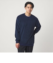 メランジ パイル クルーネック カットソー