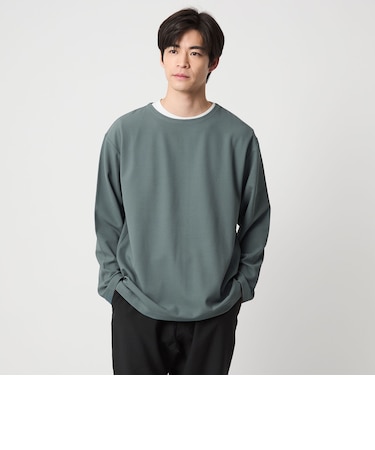 KIVANC ノーカラー 長袖 Tシャツ