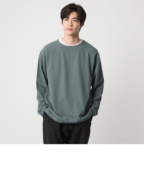 KIVANC ノーカラー 長袖 Tシャツ