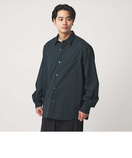 ウォッシャブル トロ ジャストルーズ シャツ -ストレッチ-