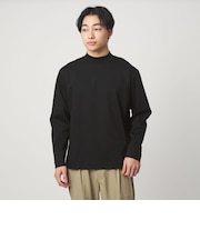 L/A ポンチ モックネック カットソー -抗菌-
