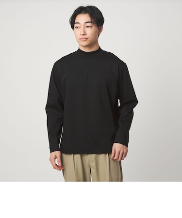 L/A ポンチ モックネック カットソー -抗菌-