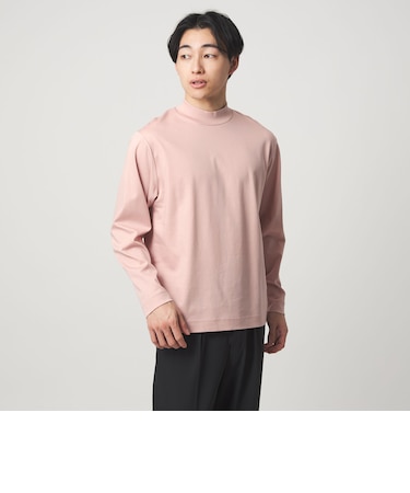 L/A ポンチ モックネック カットソー -抗菌-