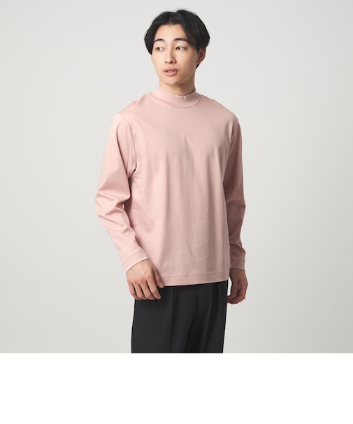 L/A ポンチ モックネック カットソー -抗菌-