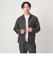 TW リネン デニムライク ブルゾン