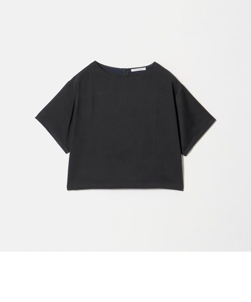 ポリエステル スエードライク クロップドTシャツ
