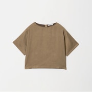 ポリエステル スエードライク クロップドTシャツ