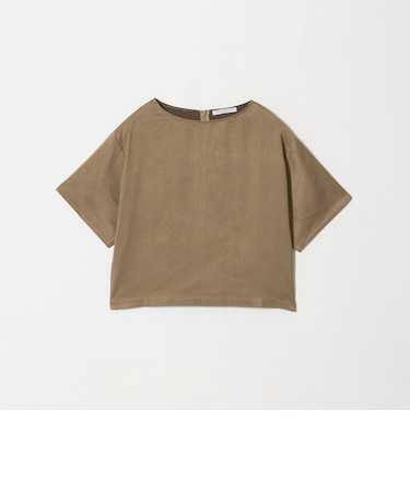 ポリエステル スエードライク クロップドTシャツ