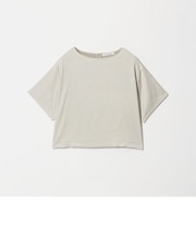 ポリエステル スエードライク クロップドTシャツ