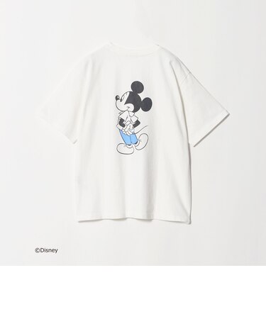 MICKY プリントTシャツ  オフホワイト＜A DAY IN THE LIFE＞