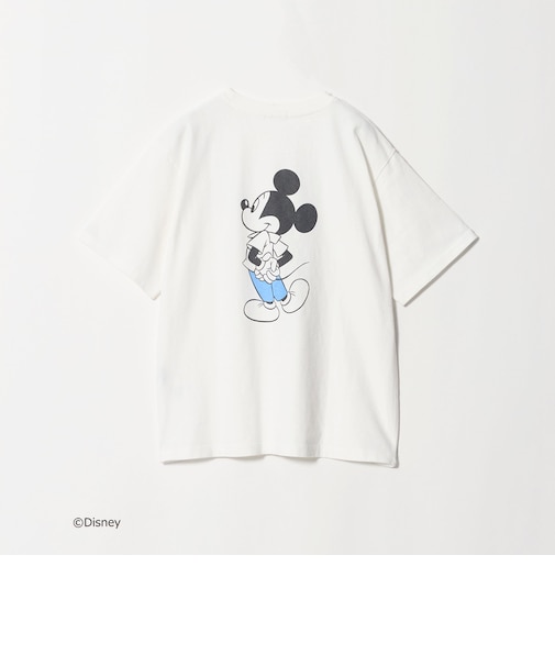 MICKY プリントTシャツ  オフホワイト＜A DAY IN THE LIFE＞