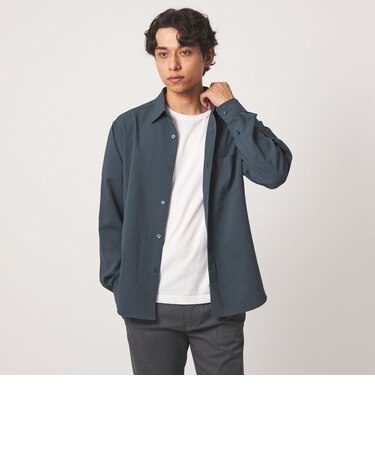 ウールライク リラックス レギュラーカラーシャツ<A DAY IN THE LIFE>
