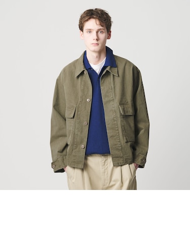 ヴィンテージ ヘリンボーン BDU ジャケット ショート