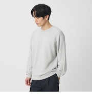 パール ステッチ フォルム クルーネック ニット ウォシャブル