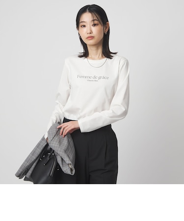 ロゴ ロングスリーブ カットソー