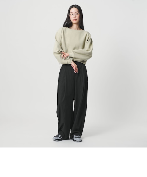 タック カーブパンツ ウォッシャブル