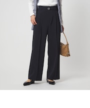 ［size SHORT/TALLあり］パウドレ ワイド パンツ ウォッシャブル ストレッチ