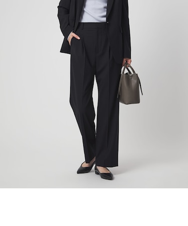 ［size SHORT/TALLあり］カチリラ ストレート パンツ ウォッシャブル ストレッチ
