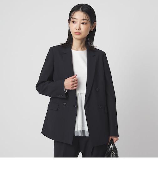 ［size SHORTあり］カチリラ ダブル ジャケット  ウォッシャブル ストレッチ
