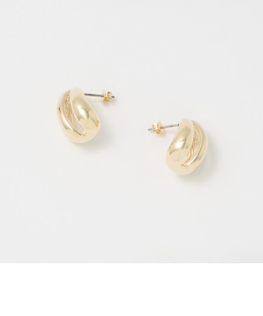 3ライン ハーフボール ピアス