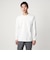 LONG FIBER COTTON クリア クルーネック 長袖 Tシャツ