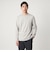 LONG FIBER COTTON クリア クルーネック 長袖 Tシャツ