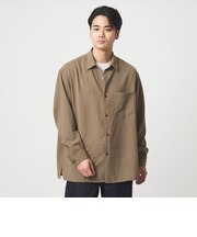 ワッシャー ポプリン ボックス シャツ