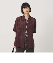 コットンツイル シアー サファリシャツ