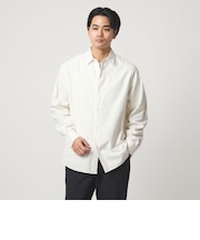 FINE BASIC スビン オックスフォード ジャストルーズ シャツ