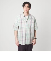 トーマスメイソン ジャストルーズ チェック柄 半袖 シャツ