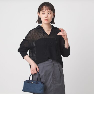 メッシュ ポロプルオーバー