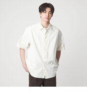 FINE BASIC スビン オックスフォード ジャストルーズ 半袖 シャツ