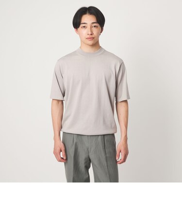 MTB コットン ハイゲージ モックネック ニット Tシャツ