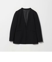 カットジョーゼット Vネックジャケット  ‐セットアップ対応・ウォッシャブル‐